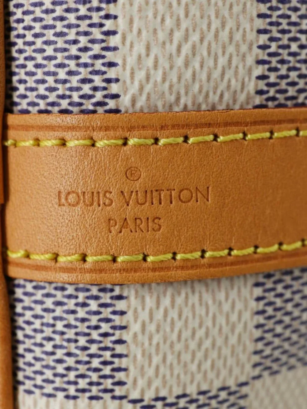Louis Vuitton  Speedy 30 Bandouliere Damier Azur Shoulder Bag White